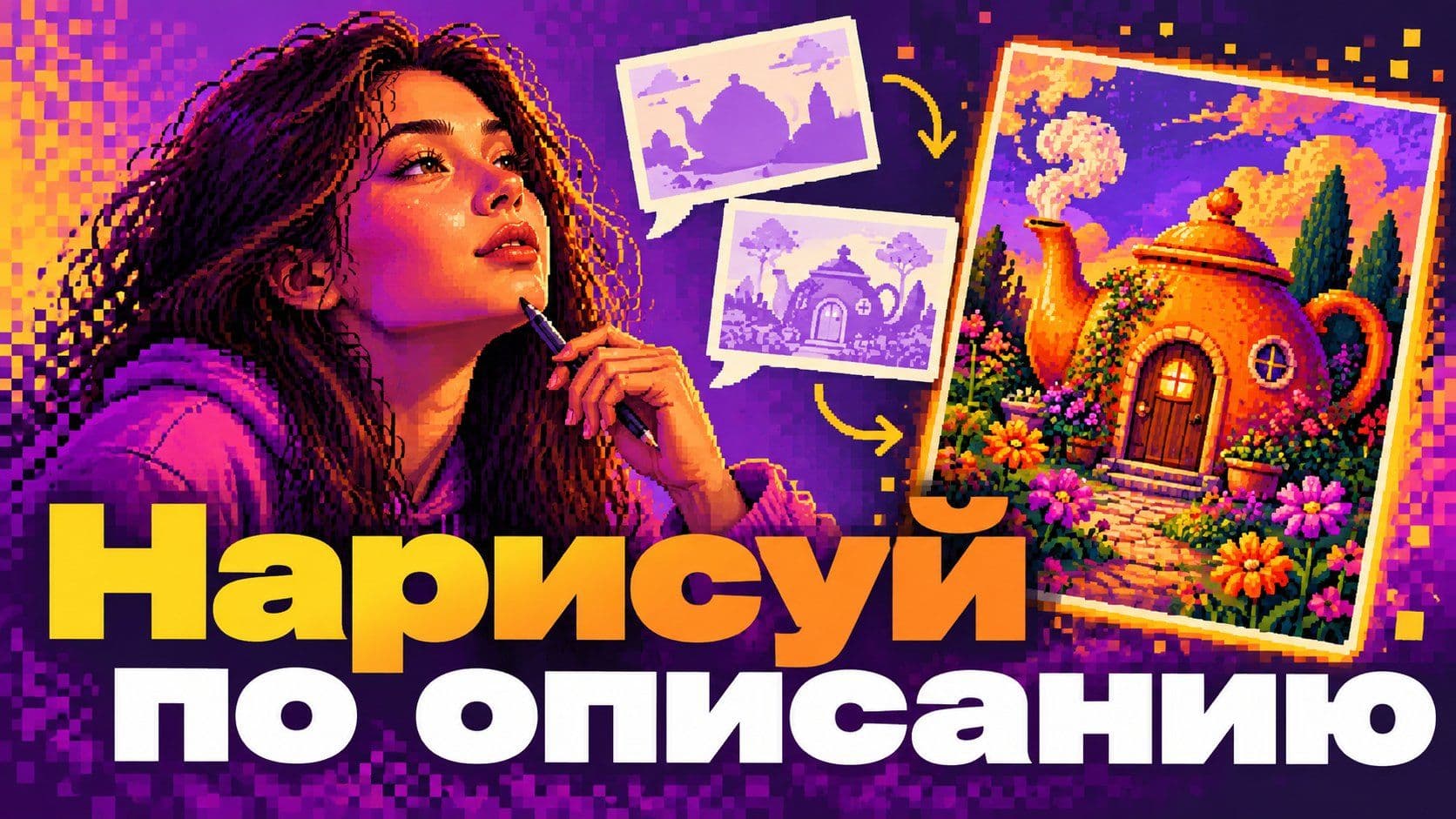 Алиса и картинки: как попросить нарисовать по описанию в LibraChat