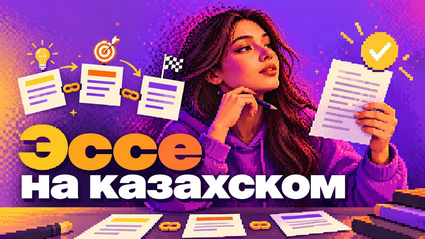Как написать эссе на казахском: план, связки и проверка своего абзаца