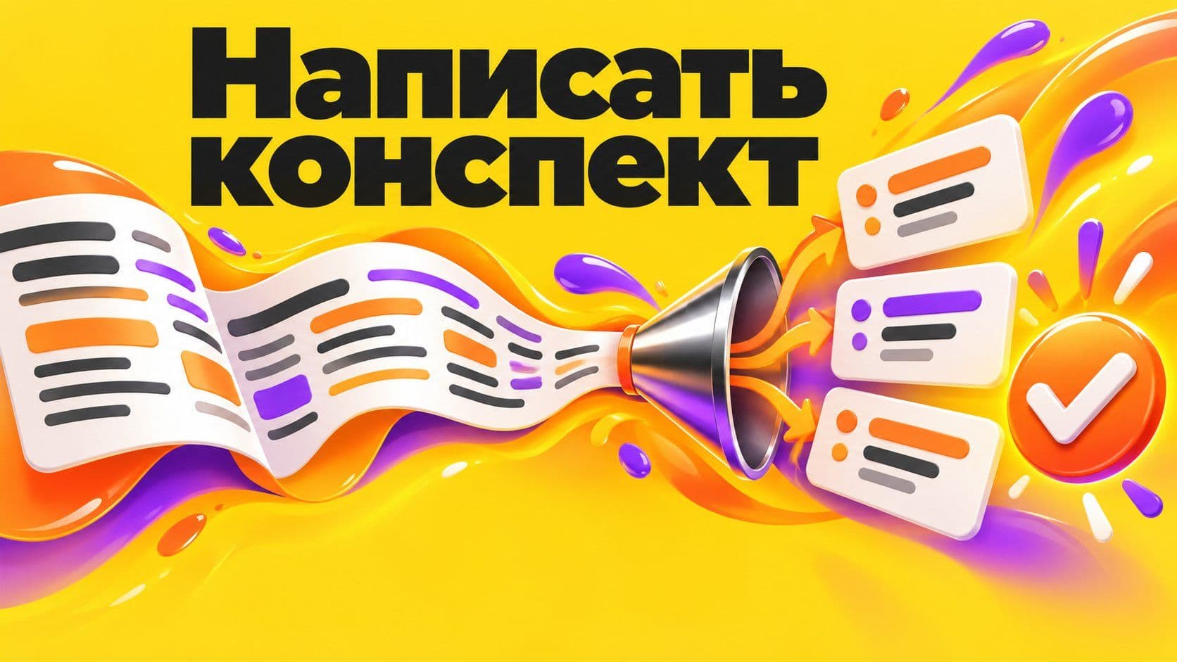 Как написать конспект параграфа: что выписывать и как проверить себя