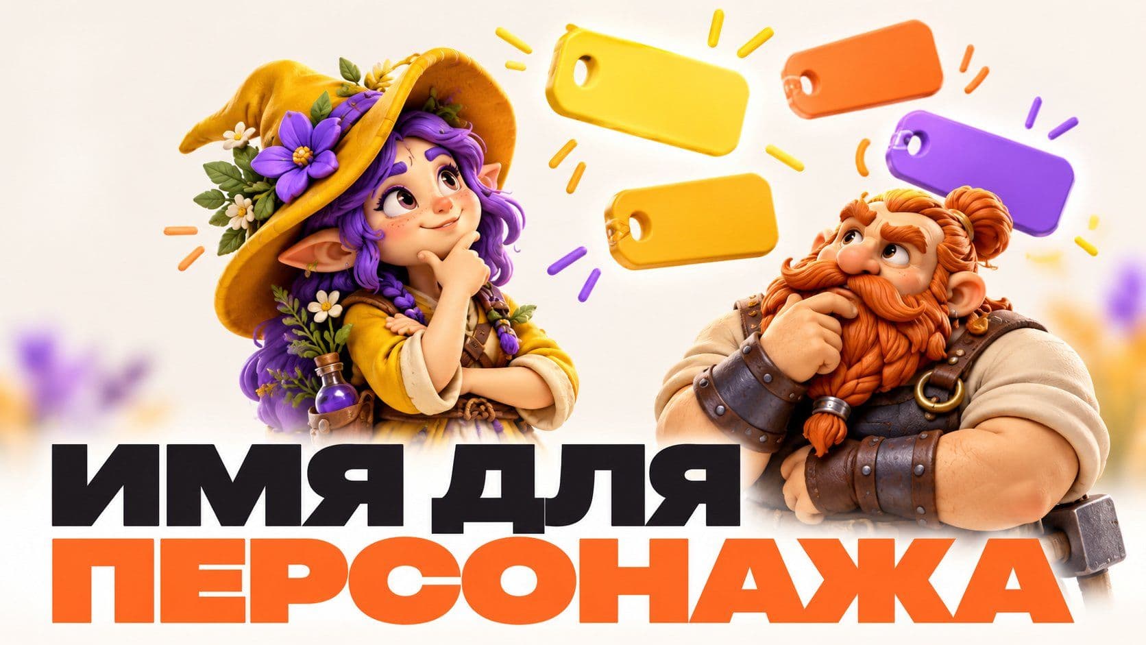 Имя для персонажа: нейросеть, травница из северной деревни и гном-кузнец