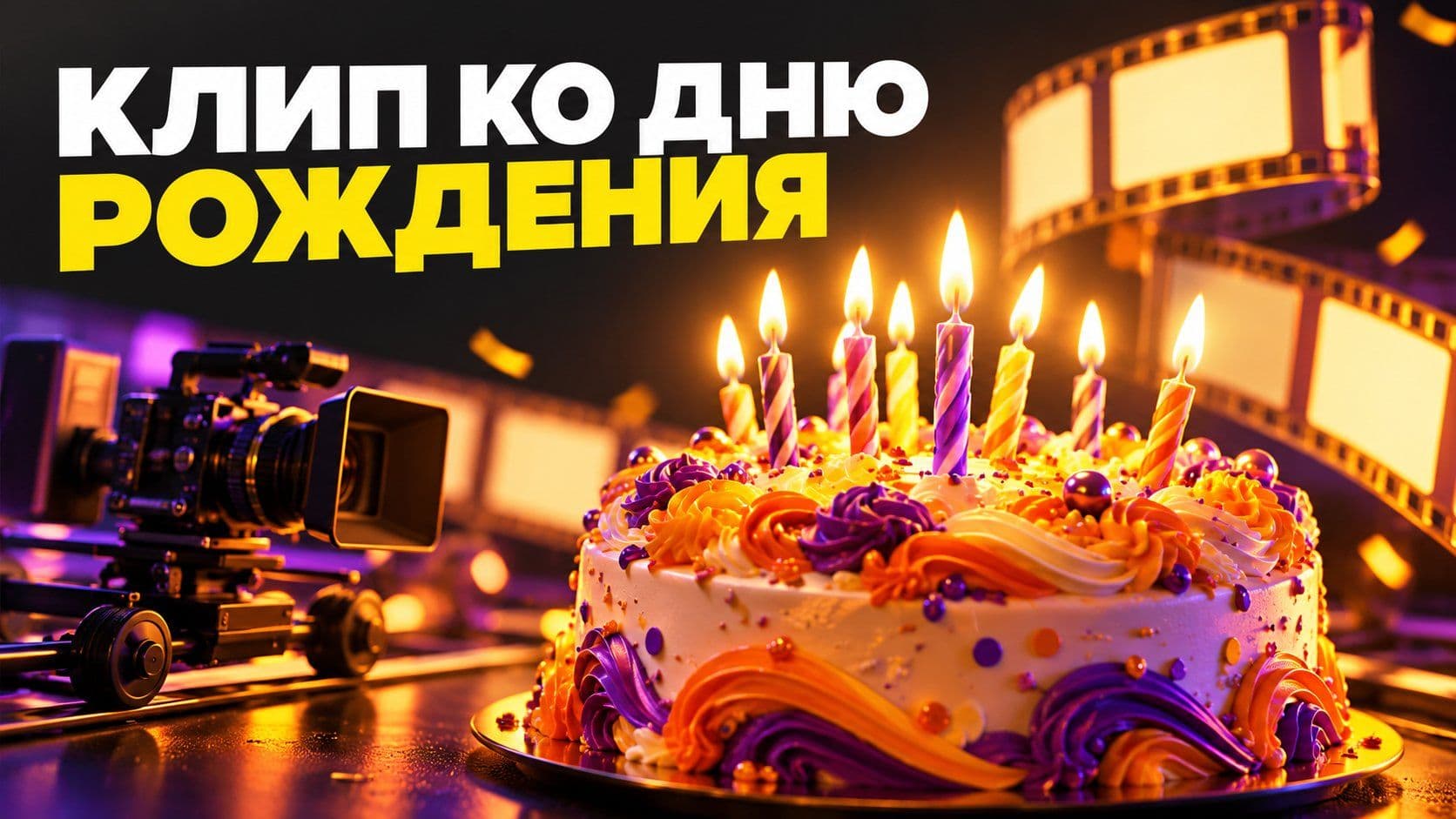Нейросеть делает клип с днём рождения: как описать сцену для ролика
