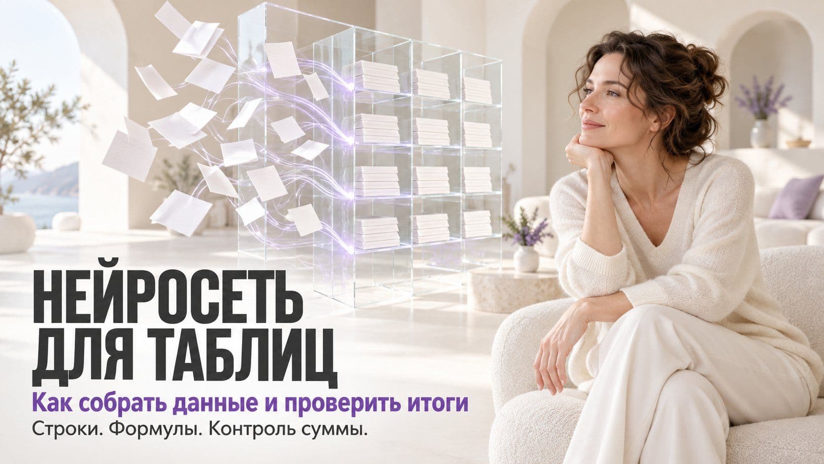 Нейросеть делает таблицу из заметок: итоги, формулы и Excel