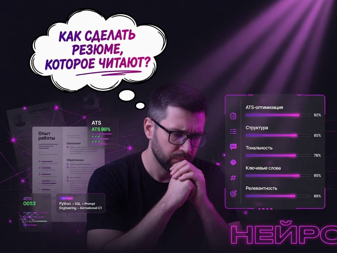 Нейросеть для резюме: как меня позвали на 4 из 7
