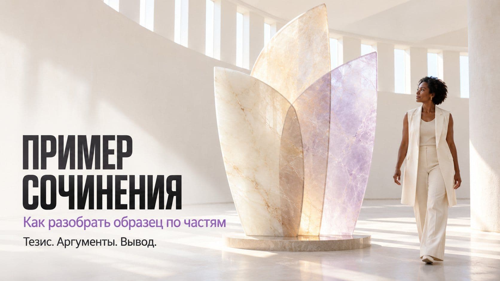 Пример сочинения-рассуждения: что взять из образца, а что переносить нельзя
