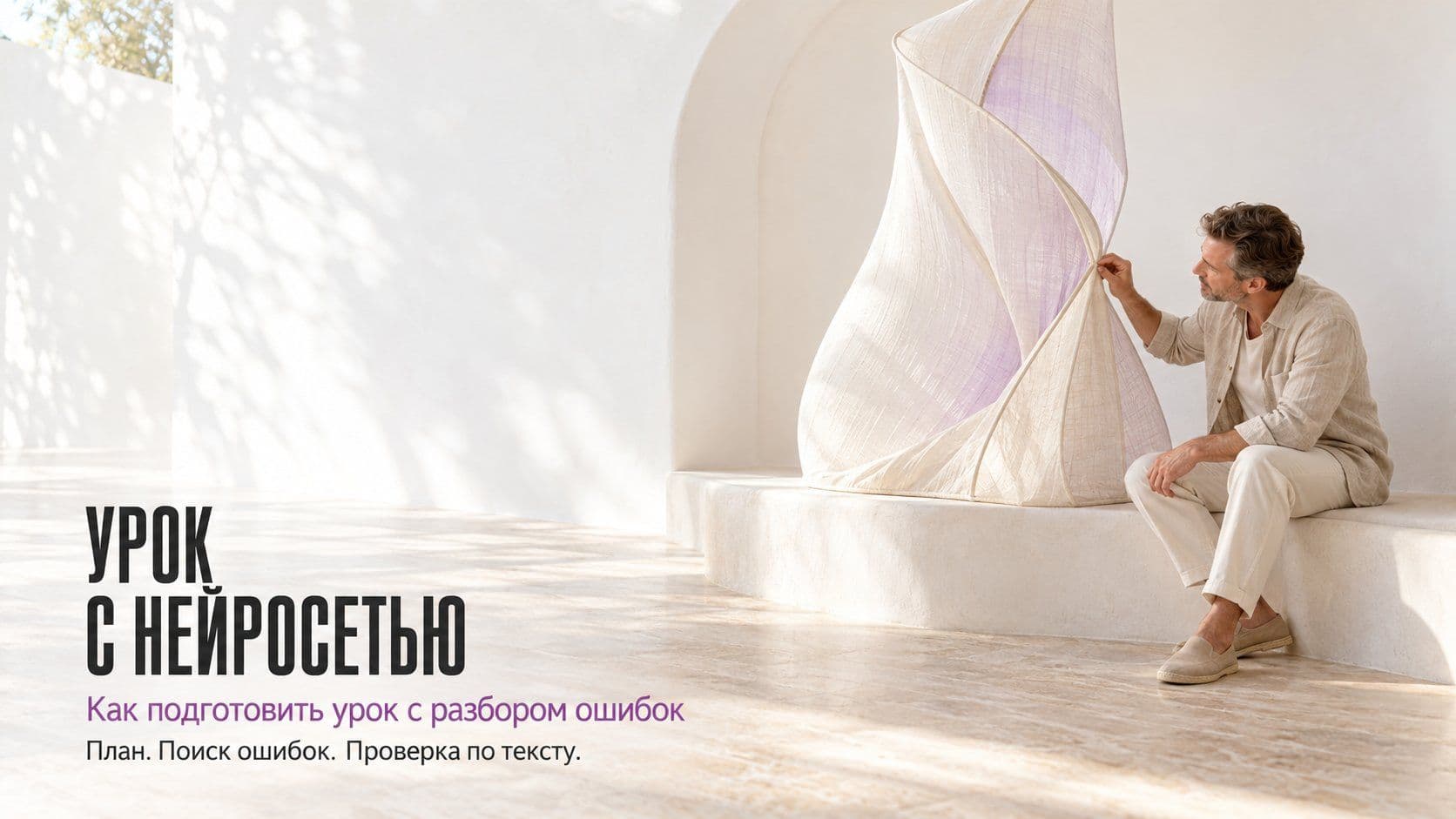 Урок с помощью нейросети: ключ для учителя тоже пришлось проверять